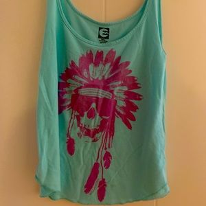 Skull Print Tank